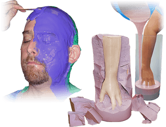 Lifecasting Materials - Skin Safe Silicone and Alginate