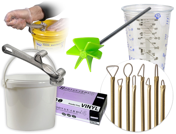 Tools and Equipment - Ancillary Products For Mould Making and Casting