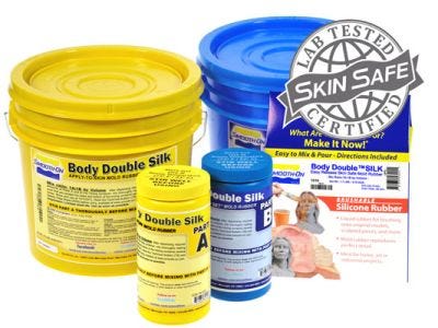 Body Double™ Series - Skin Safe Lifecasting Silicone Rubber