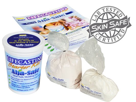 Lifecasting Alja-Safe™ Starter Kit - Everything For Making a Mould of a Hand