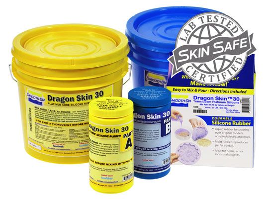 Dragon Skin™ 30 - Shore 30A Addition Cure Silicone Rubber