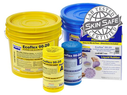 Ecoflex™ 00-20 - Shore 00-20 Super-Soft, Addition Cure Silicone Rubber