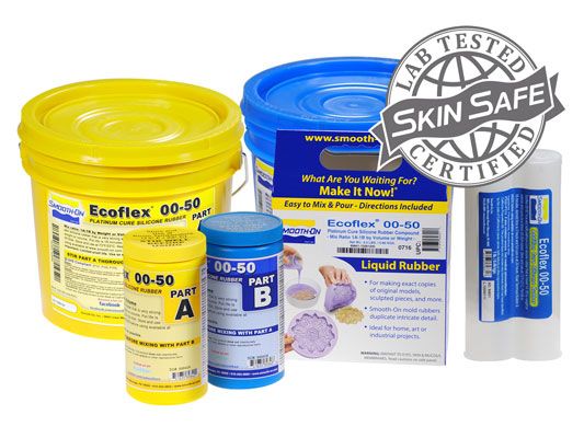 Ecoflex™ 00-50 - Shore 00-50 Super-Soft, Addition Cure Silicone Rubber