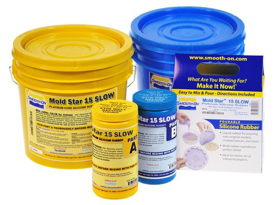 Mold Star™ 15 SLOW - 1A:1B By Volume Silicone Rubber