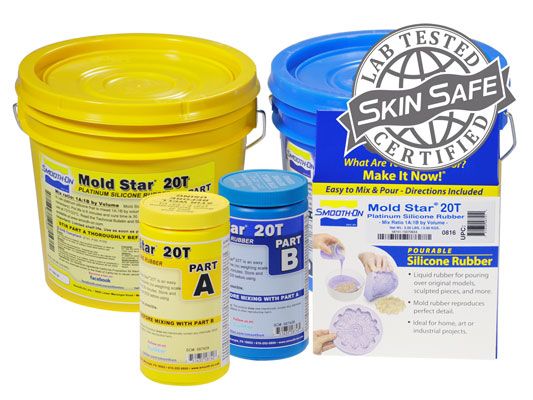 Mold Star™ 20T - Translucent 1A:1B By Volume Silicone