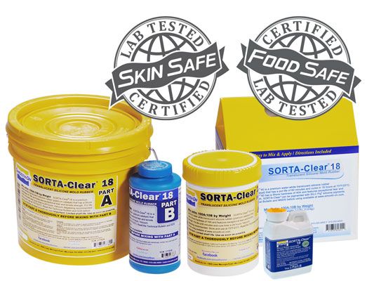 SORTA-Clear™ 18 - Shore 18A Addition Cure Silicone Rubber
