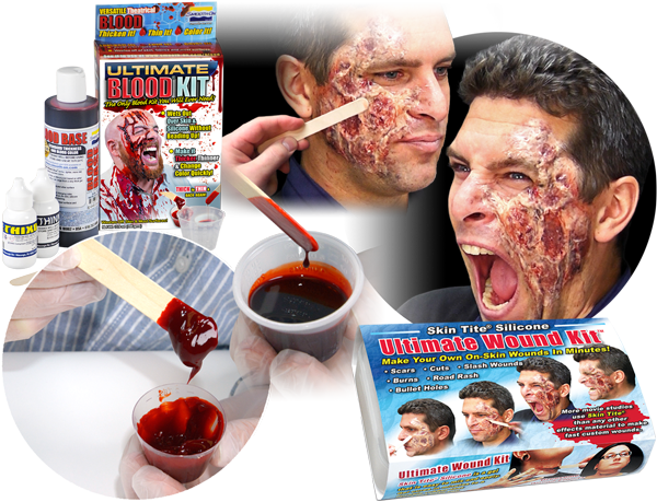 Makeup FX Materials - For Creating Professional Quality Skin Effects